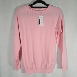 Women's Barbie inspired, pink sweater size S.